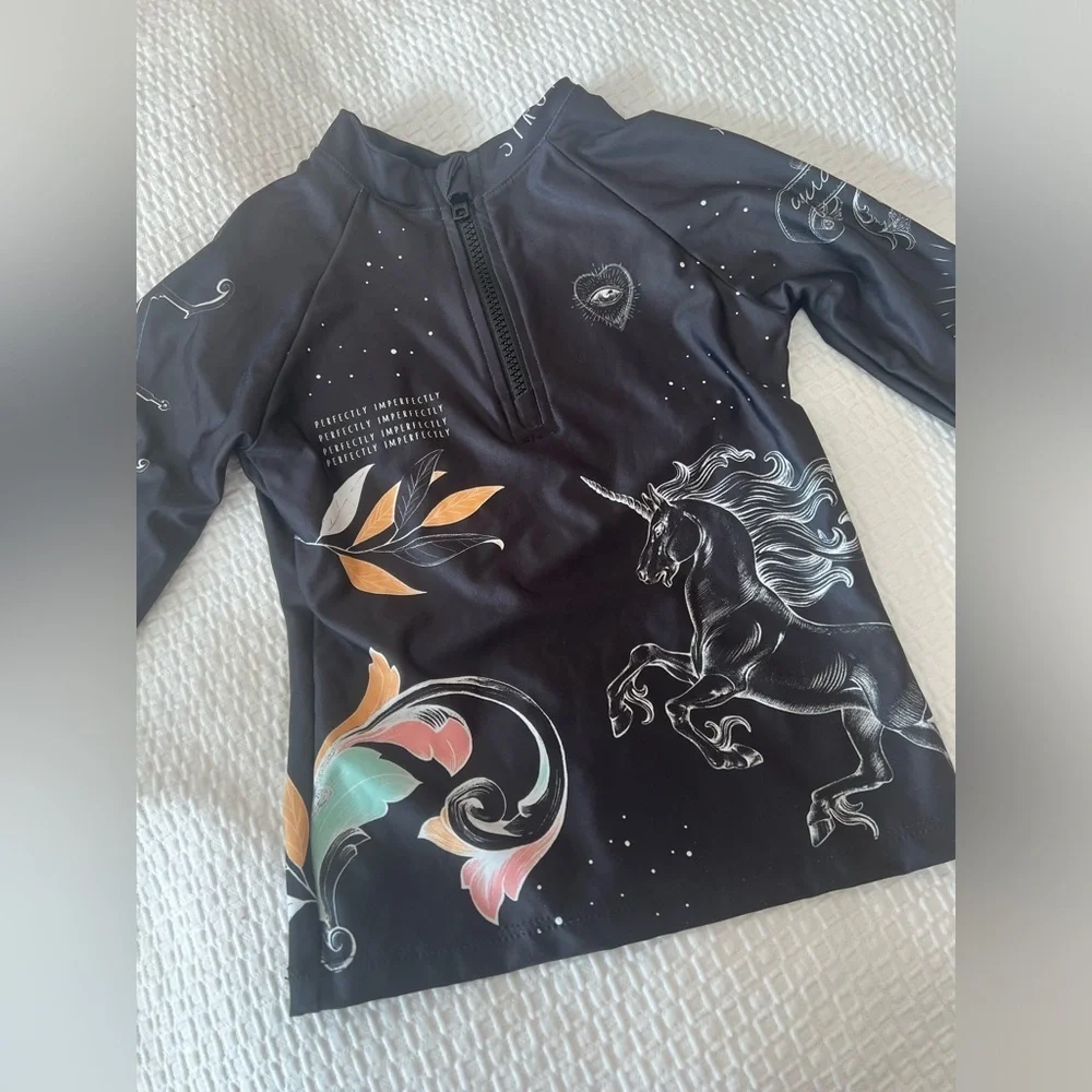 AGUA BENDITA BOYS RASHGUARD NOAH MARE NWT